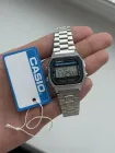 Годинник CASIO A168WA-1YES | електронний вінтажний годинник у ретро стилі