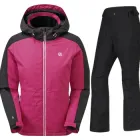 Термокостюм жіночий лижний мембрана Dare 2be 8000мм/Crivit 3000мм розмір М(40eur) наш 44-46 малиновий з чорним