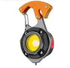 Світлодіодний ліхтарик на карабіні багатофункціональний брелок з магнітом Digad W5147