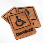 Табличка WC-2, 120мм x 85мм