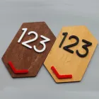 Табличка з номером - (F24) 100мм x 167мм