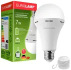 Світлодіодна лампа з акумулятором Eurolamp A60 7W 4000K 1200mAh E27 LED-A60-07274(EM)AV
