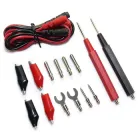 Кабелі, щупи для мультиметра, тестера, набір 16 в 1 зі змінними насадками, CATIII / 1000V / 10A