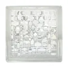 Склоблок Arino прозорий для стін мозаїчний дизайнерський елемент для ванної кімнати та кухні (589416)