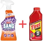 Набір засобів Cillit Bang Антиналіт+Блиск 750 мл + Tiret Turbo для усунення засмічень в каналізаційних трубах 500 мл (4820232971024/5908252012077)