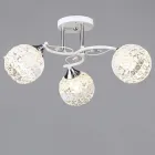 Стельова люстра Light House SR-20388/3 WT+CR D480*H235 E27 біла + хром