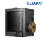 3D принтер FDM CoreXY 500 мм/с Wi-Fi USB із закритою камерою спостереження автоурівнем автокалібруванням об’ємом 256×256×256 мм із швидким нагрівом стола підсвіткою фільтром запахів друк PLA ABS PETG нейлон хотенд 320°C PEI стіл Elegoo Centauri Carbon