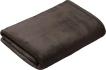 Плед LeLit Велсофт гладкофарбаваний Сіро-коричневий Євро 200х220 см (le2000000340319)