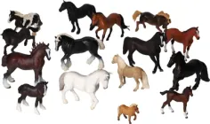 Набір фігурок Mojo School Package коні та лошата 15 шт 8450004 (8713218060668)