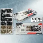 Набір Кліпс та Саморізів Для Кузовного Кріплення 170 шт