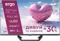 Телевізор Ergo QLED 32'' 32JFQ7500