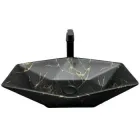 Раковина VBI Venezia S Marble чорний матовий VBI 012403