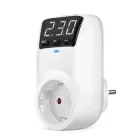 Реле напруги (16А, 3.6KW) білий, автомат захисту від перепадів напруги (0538)