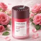Ароматизатор гелевый Natural пахучка в авто с запахом Rose (XX-008-2)