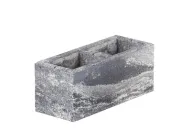 Євроблок для паркану, бетонний блок для паркану 500х200х200 мм, терра.