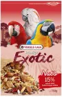 Додатковий корм для великих папуг Versele-Laga Prestige Exotic Nut Mix зернова суміш 750 г (5410340217825)