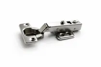 Петля Sigma накладна 110° Slide-on D-35мм з доводчиком Нікель для ДСП (MP0056)