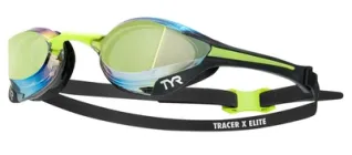 Окуляри TYR Tracer-X Elite Mirrored Racing - Black/Lime