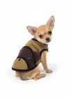 Жилет з флісу для собак Bingo Зоопарк 19х32 см Коричневий (о38035)