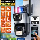 Ip-камера Відеоспостереження Wi-Fi Dual Full Hd 270/90 Зовнішня Подвійна Чорний
