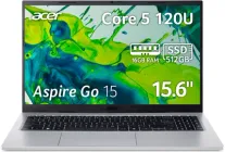 Ноутбук Acer Aspire Go 15 AG15-72P-51SC (NX.JSVEU.00V) Pure Silver / 15.6" IPS Full HD / Intel Core 5 120U / RAM 16 ГБ / SSD 512 ГБ