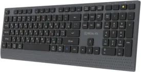 Клавіатура бездротова Real-El RK-715W Wireless/Bluetooth (EL123100051)