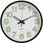 Фосфорний Безшумний Настінний Годинник Світиться Люмінофор Круглий (30 см) Timelike™ Ph-01-W білий