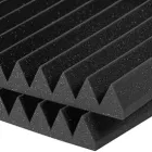 Акустичний поролон Softakustik Хвиля 50 мм 50х50 см Чорний графіт