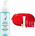 Набір Vichy Purete Thermale Пінка + Косметичка з наповненням в подарунок (5907882029097)