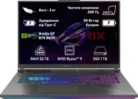 Ноутбук ASUS ROG Strix G18 (2025) G814PP-S9022 (90NR0KY8-M000T0) Eclipse Gray / 18" IPS WQXGA 240 Гц / AMD Ryzen 9 8940HX / RAM 32 ГБ / SSD 1 ТБ / GeForce RTX 5070, 8 ГБ
