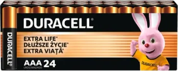 Лужні батарейки Duracell AAA (LR03) MN2400 24 шт (5000394160118)