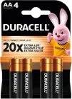 Лужні батарейки Duracell AA (LR06) MN1500 4 шт (5000394076952)