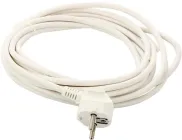 Провід армований з вилкою Одескабель ПВС-ВП-3*1.5 мм 7 м Білий (921273)