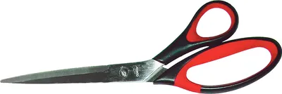 Ножиці Optima пластикові ручки з гумовими вставками 23 см (O44407)