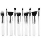 Професійний набір для макіяжу 10 штук білі з сріблом