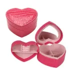 Шкатулка для прикрас Lombardi 14 х 12 х 7 см (JSB/0812/1/rose) темно-рожева