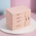 Шкатулка для прикрас Lombardi 22 х 26 х 18 см (JSB/01179/1/Pink) рожевий