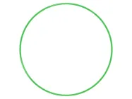 Обруч великий гімнастичний металевий – зелений 95,5 см. (ОГ-955 зелений)