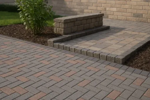 Бруківка та тротуар