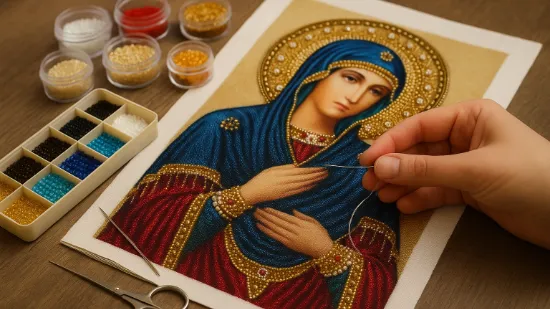 Схеми для вишивки бісером ікон: популярні зразки та поради