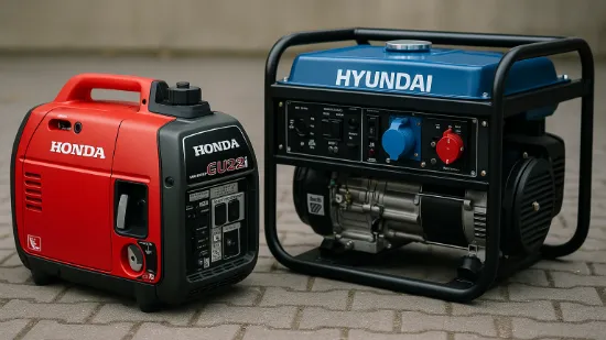 Порівняння генераторів Honda vs Hyundai: який вибрати?