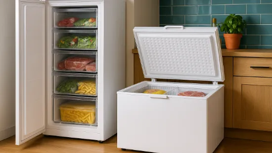 Вертикальна vs горизонтальна морозильна камера: що краще для вашої кухні?