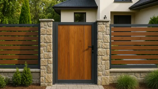 Сучасний двір: найкращі ідеї хвірток для приватного будинку