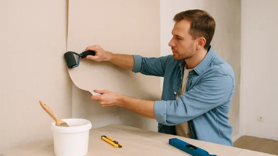 Як самостійно поклеїти шпалери: покрокова інструкція