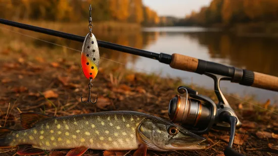 Яку блешню на щуку восени вибрати: коливалки чи воблери