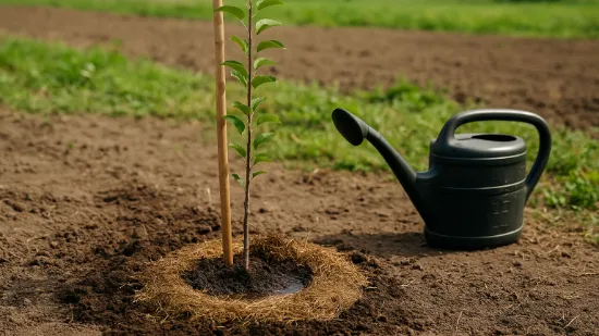 Як правильно садити яблуні навесні/восени: покрокова інструкція