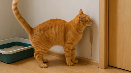 Кіт мітить територію: як впоратися з цією проблемою