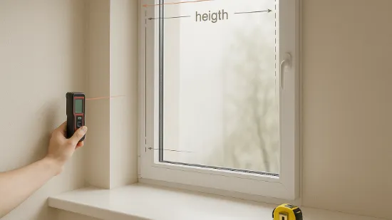 Як виміряти вікно для замовлення ролет або жалюзі