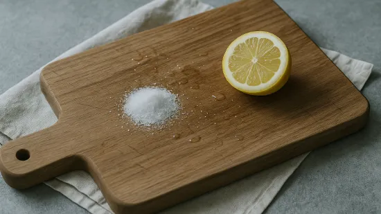 Як видалити запах і плями з обробної дошки