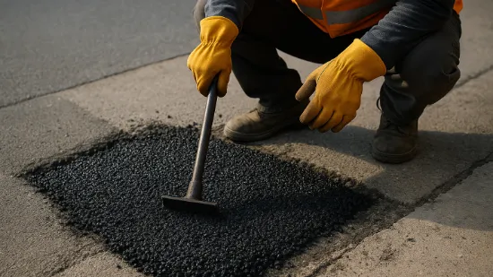 Холодний асфальт: що це таке і коли він справді виручає